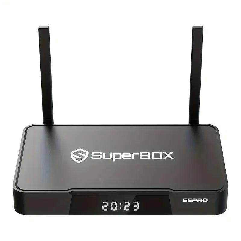 Newest 2024 SUPERBOX S5 PRO 6K Ultra HD Built-in Voice Control Smart TV Box Android Box Versatile Streaming Media Player