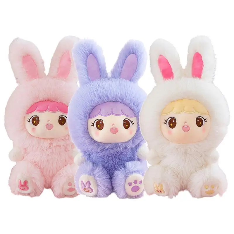 Bunny Rabbit Plush Animal Toy Stuffed Bunny Plushie With Floppy Ears Soft Stuffed Animal Toy Cute Rabbit Doll For Sofa Bedrooms