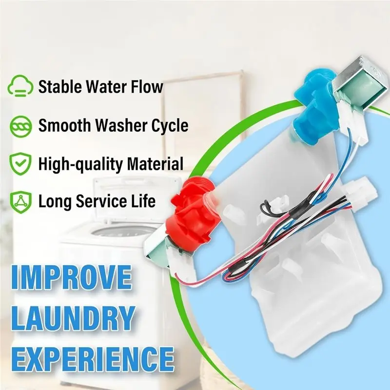 A52Q-Wassereinlassventil für Whirlpool, Wassereinlassventil für Waschmaschinen, Wassereinlassventil für Maytag – Detail 3