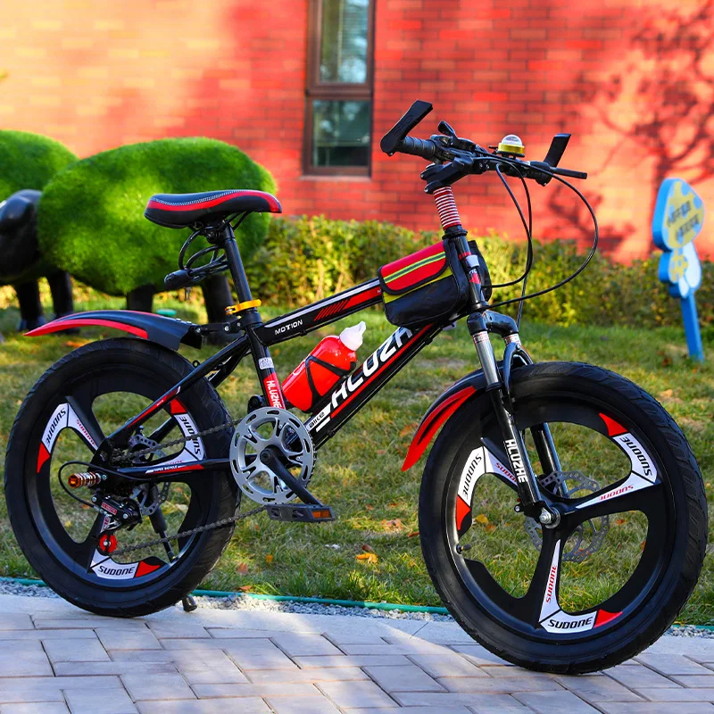 Kinderfiets 18/20/22 inch mountainbike dubbele rem jongens en meisjes fietsen tandwiel
