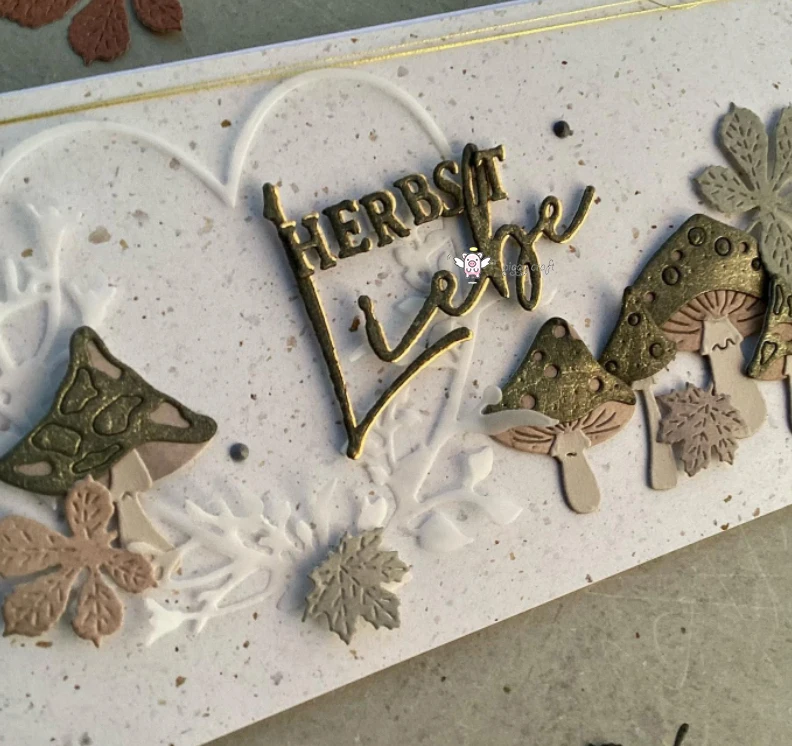 Piggy Craft metal cutting dies cut die mold Maple leaf decoration Scrapbook paper craft knife mould blade punch stencils dies