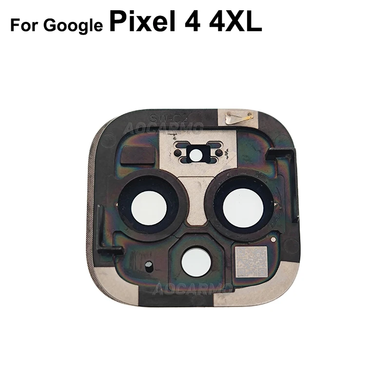 Aocarmo per Google Pixel 4 XL 4XL obiettivo fotocamera posteriore posteriore con cornice di prossimità luce Flash ambientale nastro Flex Cable parte di riparazione