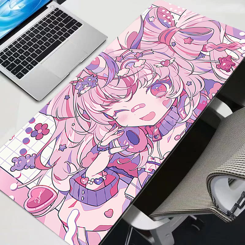 

Kawaii Mouse Pad Gamers Computer Extended Game Mousepad Unicorn Laptop Desk Mouse Mat XXL Gaming Keyboard Rubber Durable Carpet