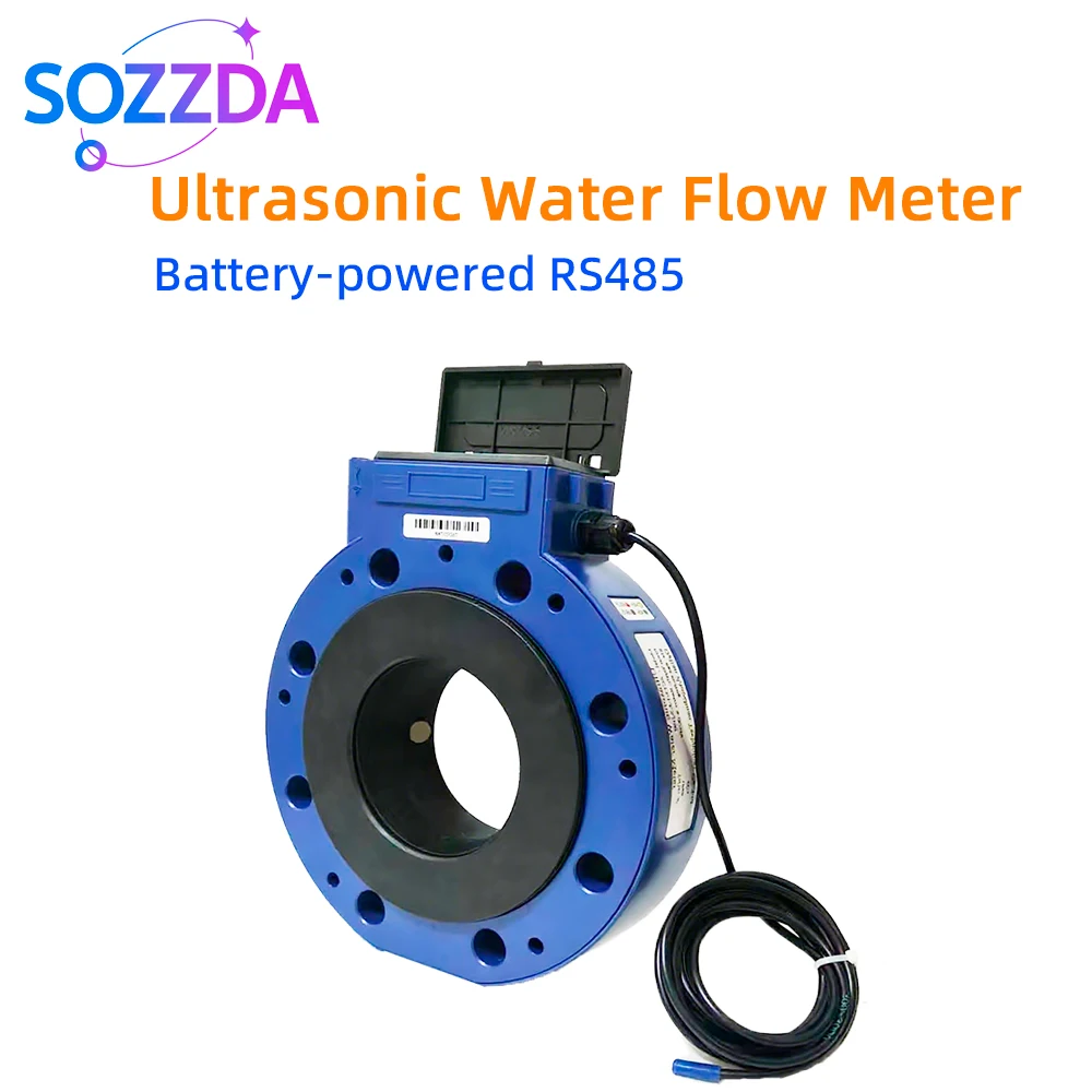 عداد المياه بالموجات فوق الصوتية DN50 DN65 DN80 DN100 خط أنابيب المياه السائلة مقياس التدفق بالموجات فوق الصوتية RS485 الاتصالات عداد المياه عن بعد #1