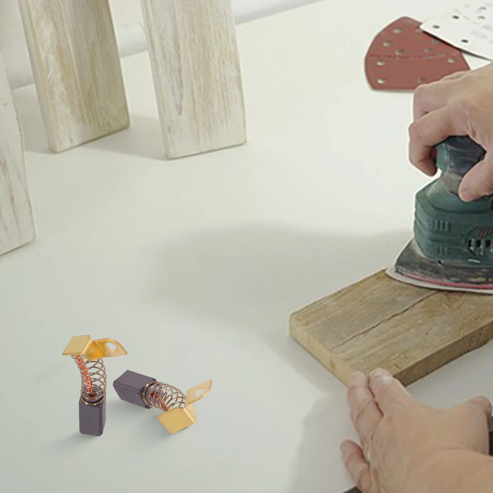 

Металлическая угольная щетка, аксессуары для электроинструментов для обслуживания электроинструментов 12,2x6,3x6,3 мм 12,2x6,3x6,3 мм, детали электроинструмента