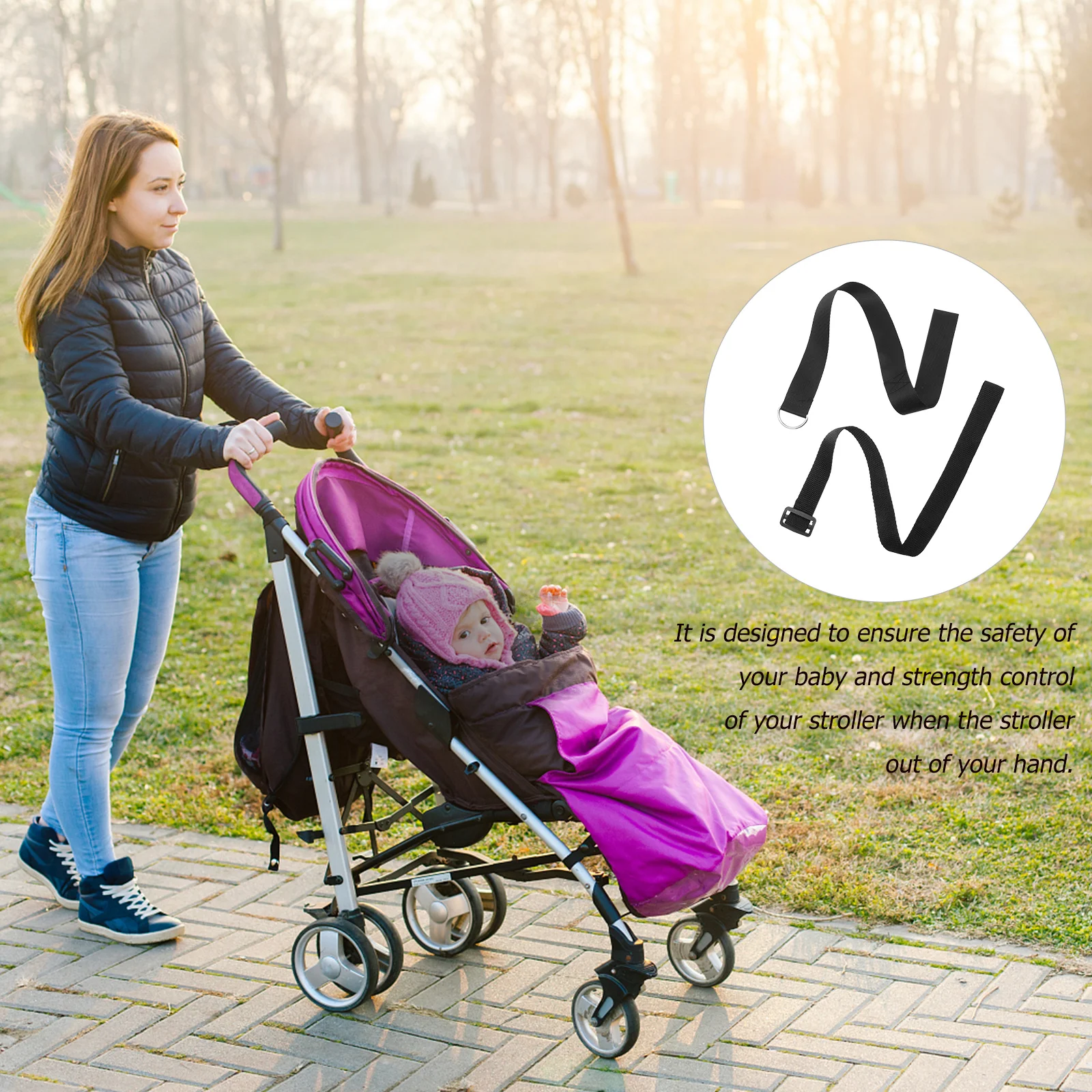 

6Pcs Stroller Safety Wrist Straps Soft Polyester Baby Pram Hand Belts for Secure Outdoor Walks Stroller Safety Strap