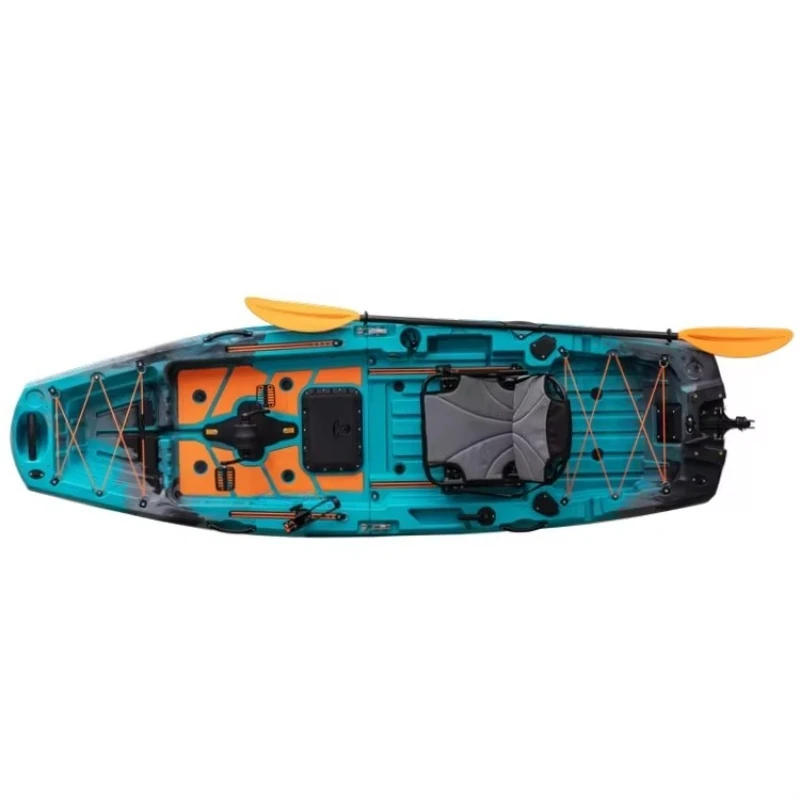 Outdoors First Fishing Kayak with Pedal Drive Over 4m Eco-Friendly 2 Person 350kg Capacity 3-Year Warranty