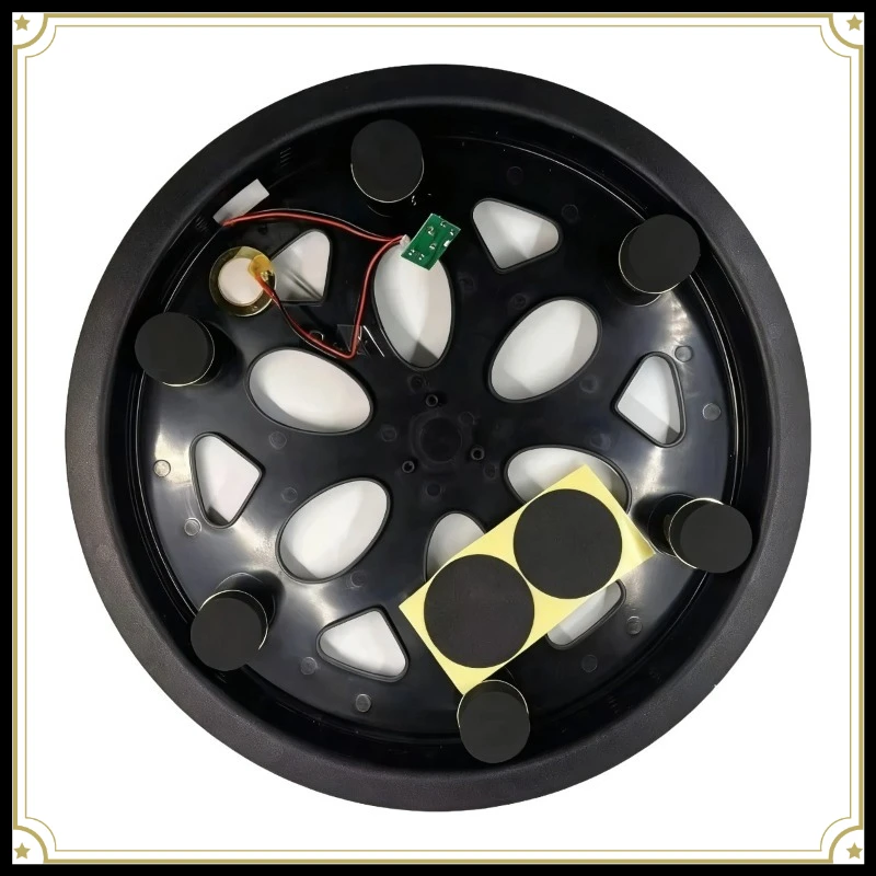 14 Inch Electronic Drum Snare with 6 Triggers and Chrome Steel Shell