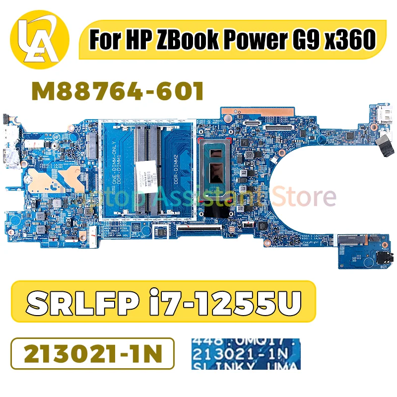 

213021 -1N для HP ZBook Power G9 x360 материнская плата ноутбука M88764-601 SRLFP i7-1255U тест материнской платы ноутбука