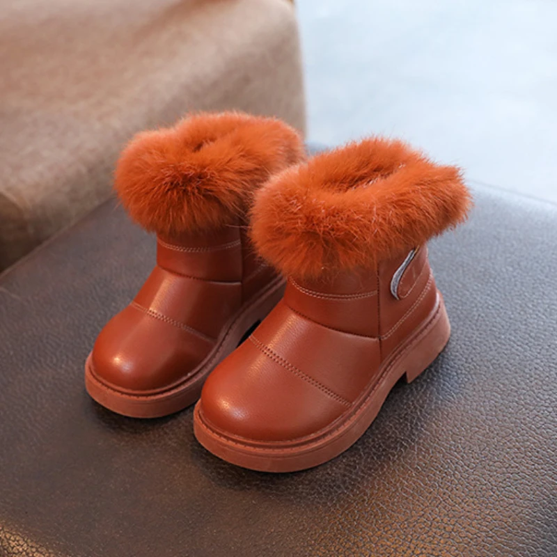 Kinderschoen Voor Meisjes Warme Katoenen Laarzen Zachte Zool Snowlaars Enkellaars Peuter Meisje Schoen Winterschoen Voor Meisje Zapatos Niña Botas