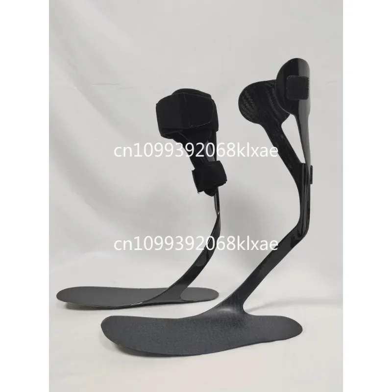 Carbon fiber ankle foot brace foot rest