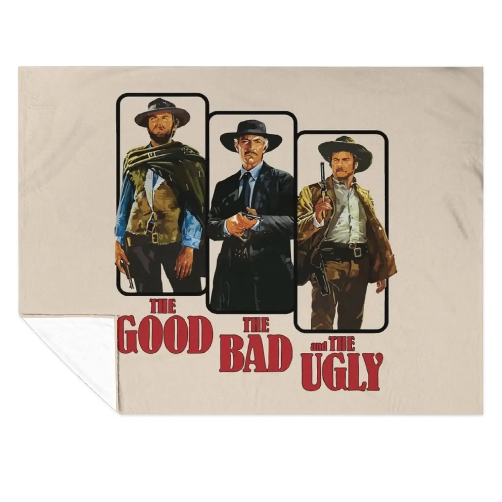 

The Good The Bad and The Ugly Poster Graphic Throw Blanket Thermal Thins Heavy Sofa Quilt Blankets