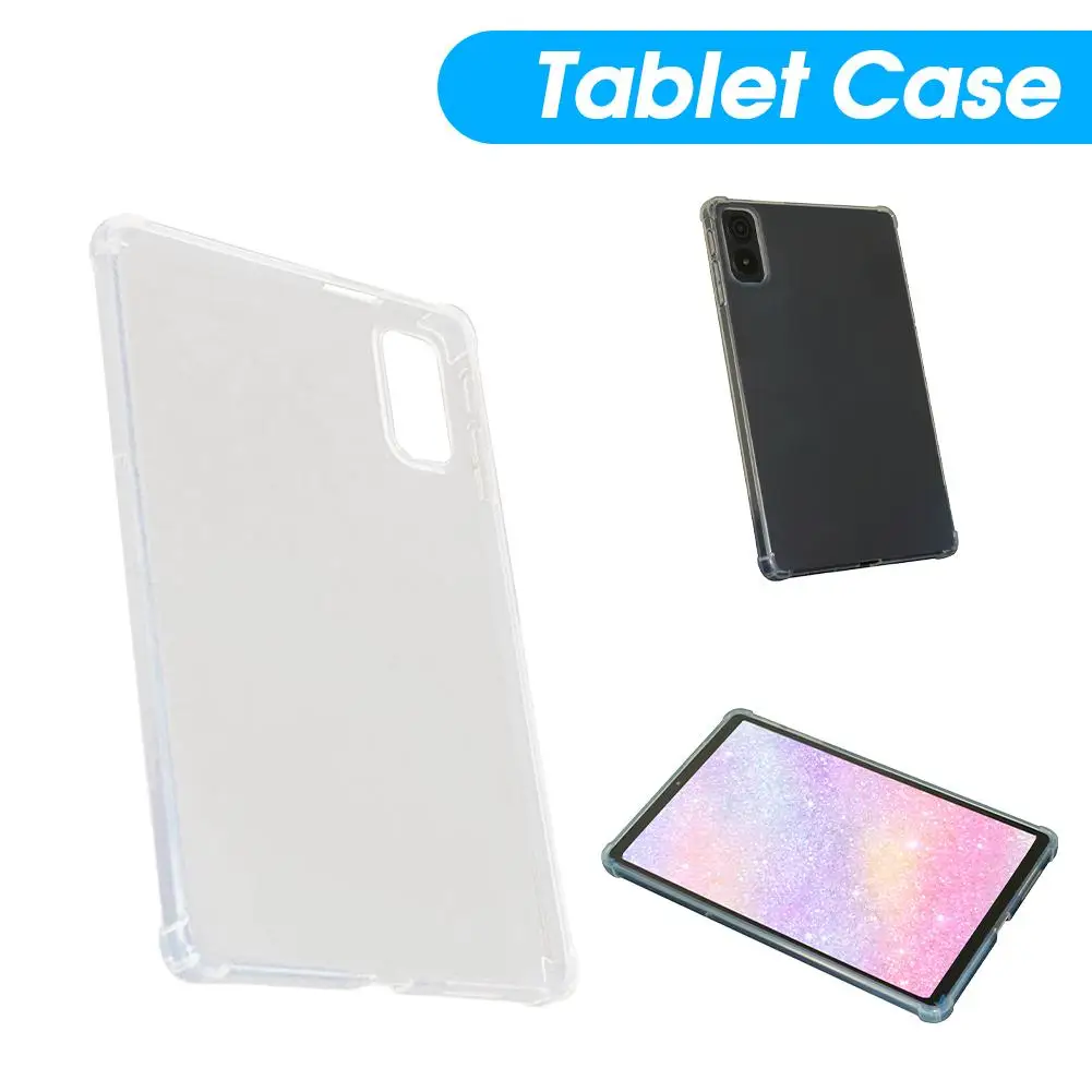 For iPlay 70 Mini Pro Case - Shockproof TPU Clear Cover with Full Edge Protection, Anti-Yellowing Transparent Shell for Tablet