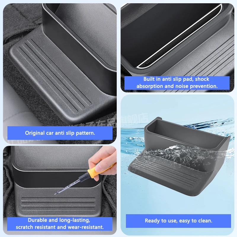 

QHCP автомобильный ящик для хранения моста на заднем сиденье, органайзер из АБС-пластика, ящик для хранения моста на заднем рядке, подходит для Lexus GX550 550H 2024, аксессуары для интерьера