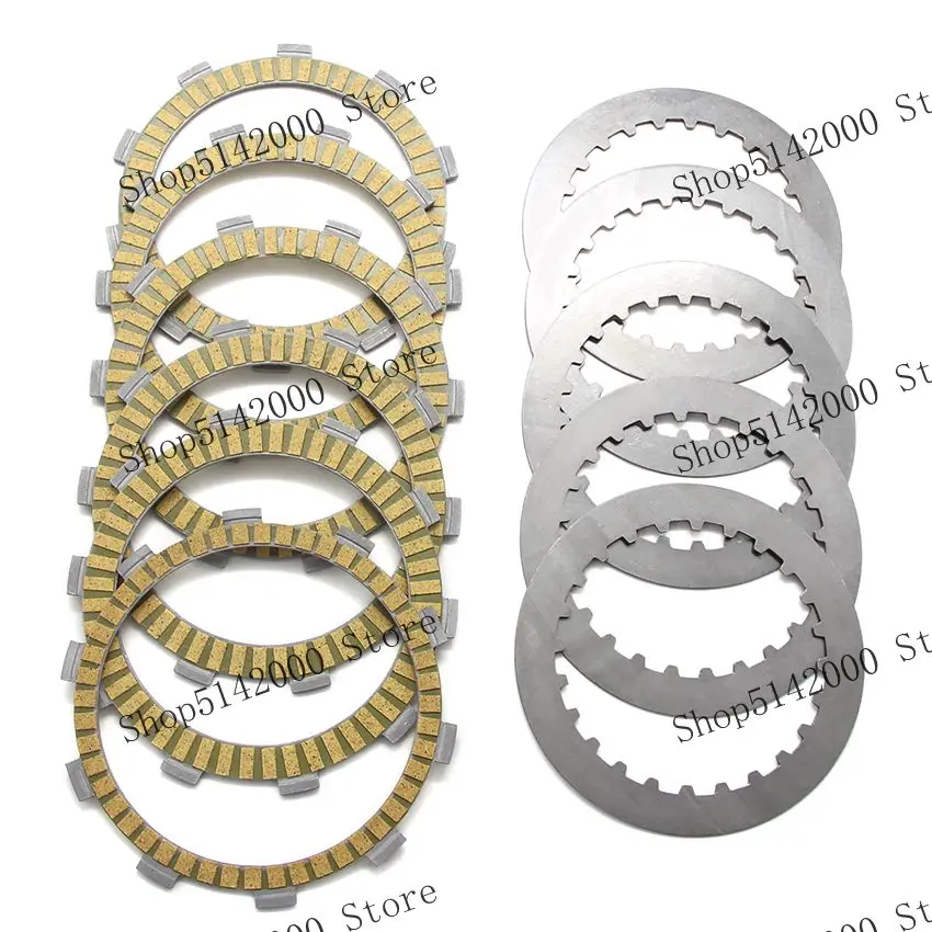 Clutch Friction Disc Plate For Honda CRM125R NSR125F NSR125R NSR125RR  OEM:22201-ML4-610 5  22202-ML4-611 1  22321-KR1-760 5 1.5