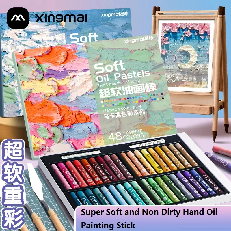 Colores Oil Pastels Chalk Super Soft Crayon for Artists Kids Heavy Color Non-toxic Crayons Art Supplies Drawing Blending