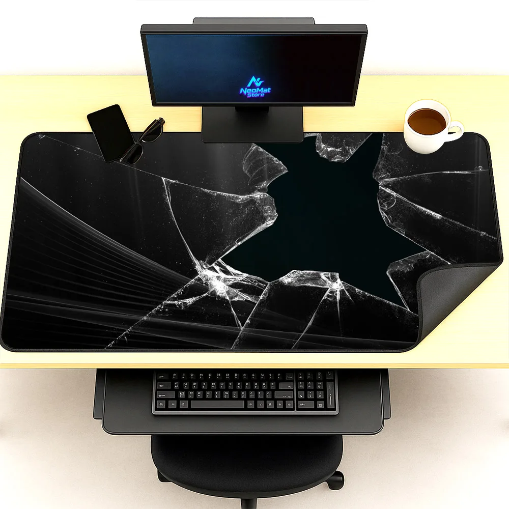 

Ковер Черный Очень Большой Коврик Для Мыши 160x60 см Настольные Коврики 1400x600 Neopreno Коврик Стеклянный Эстетический Персонализированный Игровой Коврик Крутой Коврик Для Мыши