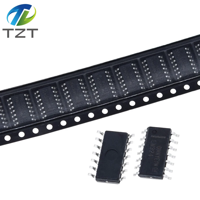 DIYTZT 10PCS LM324DR LM324 LM324DR2G LM324DT