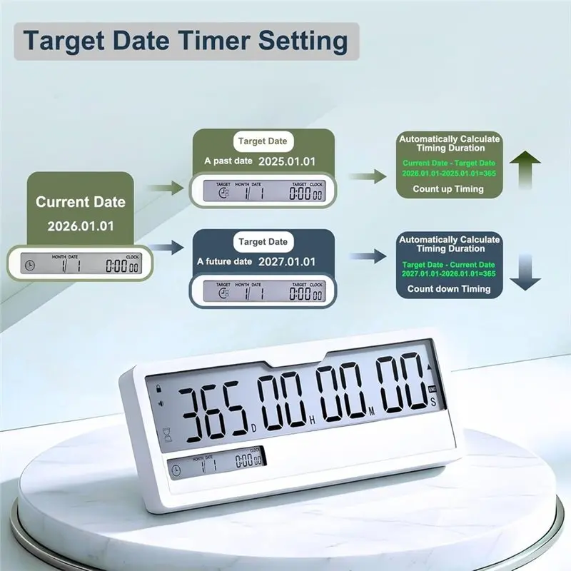 RABIT AS59~ Countdown Clock Retirement Countdown Clock Magnetic Count Down Clock