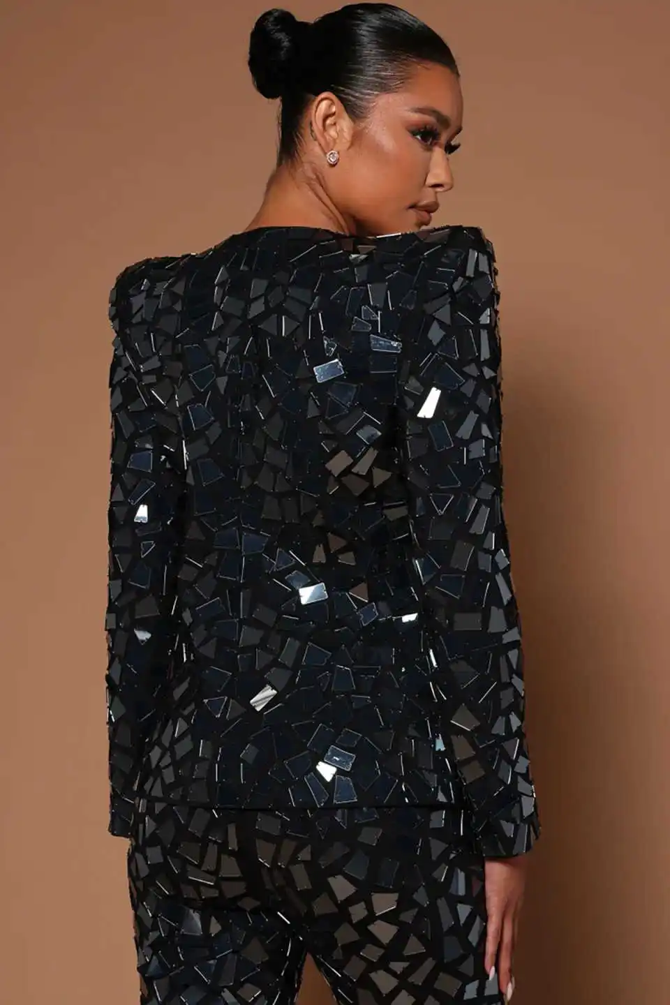 デザイナービッグダイヤモンド女性パンツカスタマイズビーズレディプロムイブニングゲストフォーマルウェア写真撮影スーツ