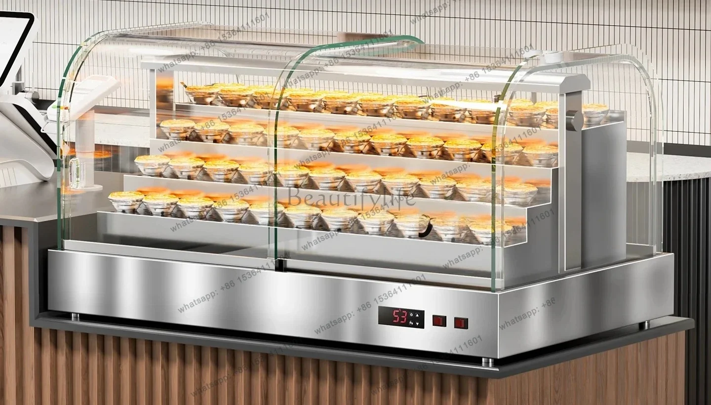 

D36Temperature Display Cabinet for Commercial Use in Cake Bakeries and Fried Chicken Shops, Small Heating and Insulation Cabinet
