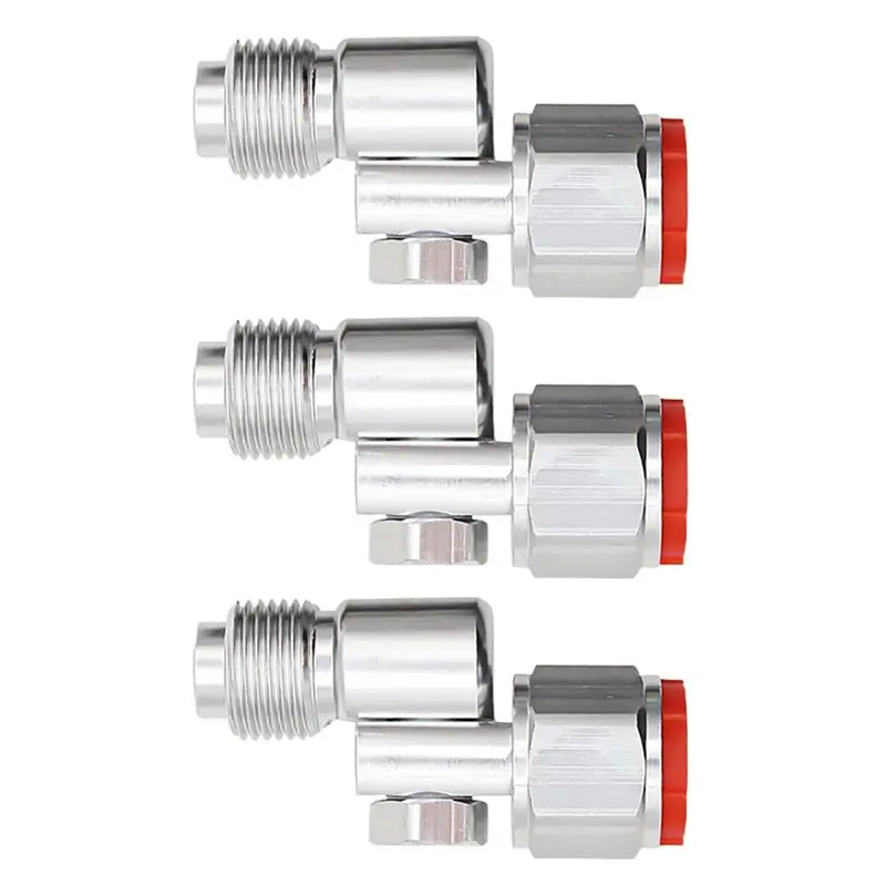 

AFOURT-3Pcs 235486 Поворотный шарнир для безвоздушного распылителя краски с резьбой 7/8 дюйма, вращение на 180 градусов