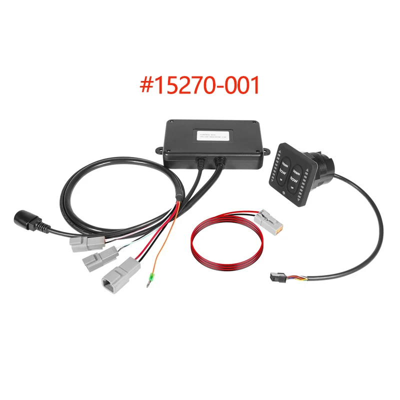 Indicator Two-Piece Tactile Trim Tab Switch Kit w/Pigtail - Compatible with Lenco Single Actuator Trim Tab Systems -#15270-001
