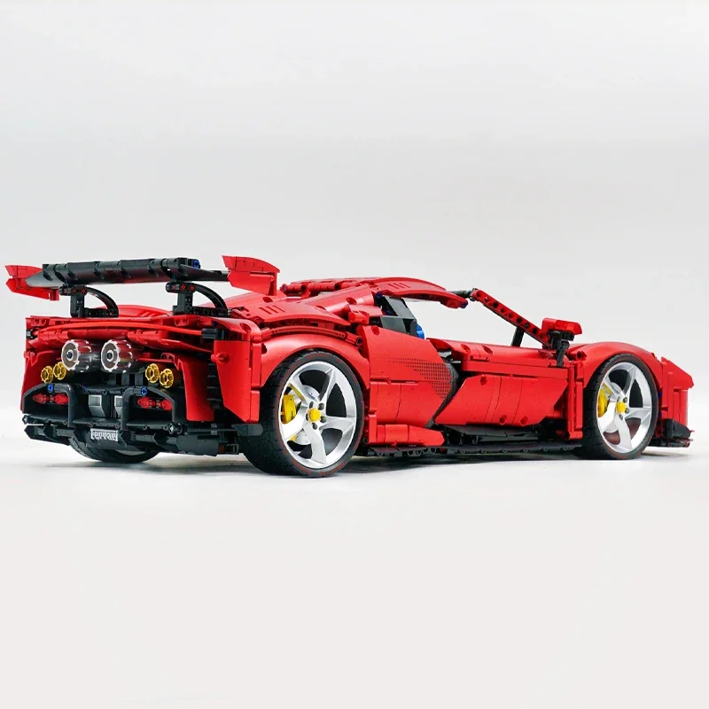 Sports Car Building Block para Crianças, High-Tech City, SF90, técnica, super velocidade, controle remoto, Racing Vehicle, Model Bricks Toys, MOC