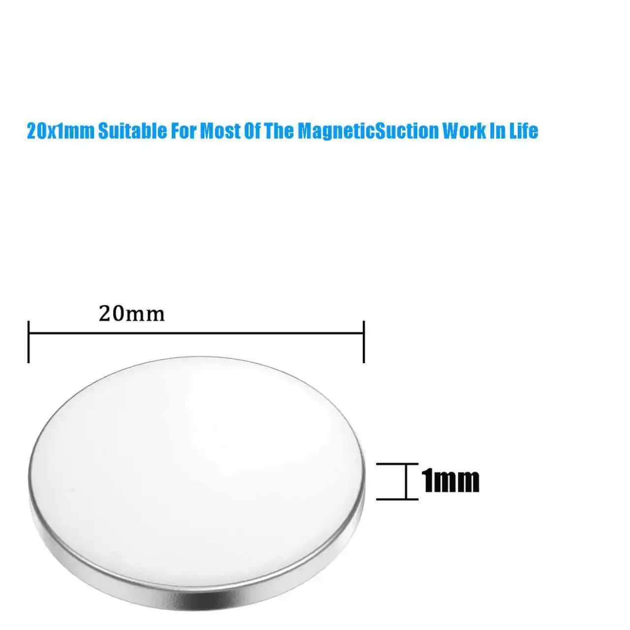 مغناطيس الثلاجة 20 × 1 مم، مغناطيس السبورة البيضاء، مغناطيس الفنون والحرف اليدوية، مغناطيس صغير، مغناطيس صغير، مغناطيس مكتب 10/30 قطعة