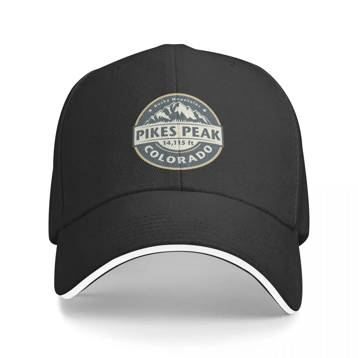 Pikes Peak Colorado High-end Baseball Cap For Mens Fashion Coquette Beach Sun Hat Hot Sale Peaked Cap