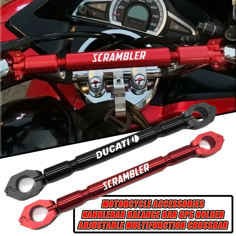 For Ducati Scrambler 400 Ducati Scrambler800 Scrambler1200  Motorcycle Handlebar Crossbar 22mm Universal Balance Bar Bracket