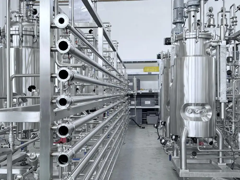 Автоматический биорерактор из нержавеющей стали, лабораторный резервуар, реактор, твердый ферментер, вращающаяся ось, сердечник нового состоянии, включая двигатель ПЛК