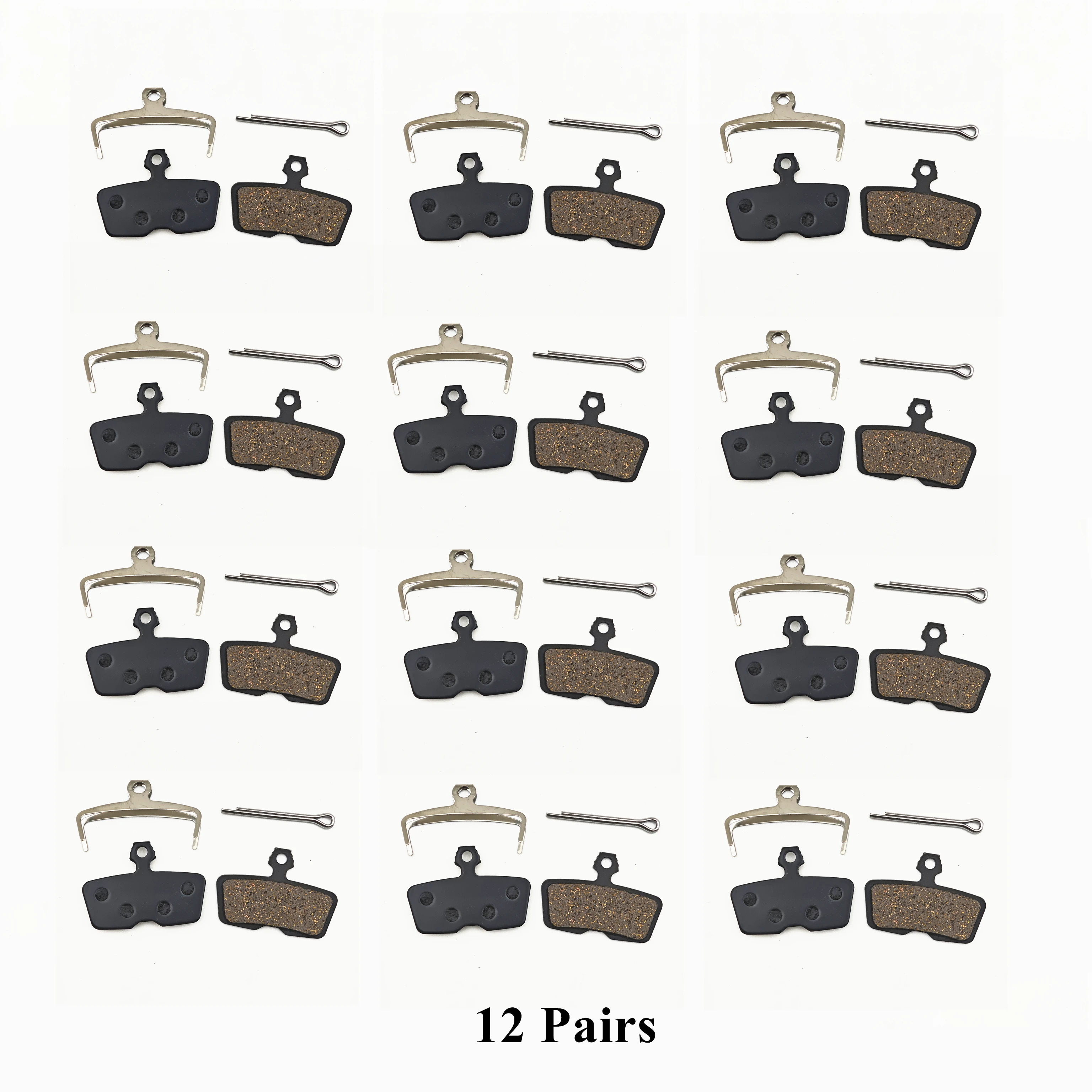 2/4/12 Paar Halbmetall-Scheibenbremsbeläge für Fahrräder für Sram Code R RSC (2012+), Guide RE, DB8, G2 RE