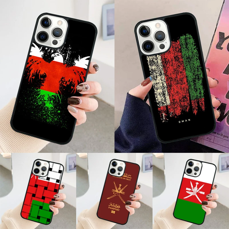 Omani Emblem Oman Flag passport phone case Cover For iPhone 14 15 16 Pro Max SE 2020 coque For apple 11 12 13 Pro Max 8 Plus