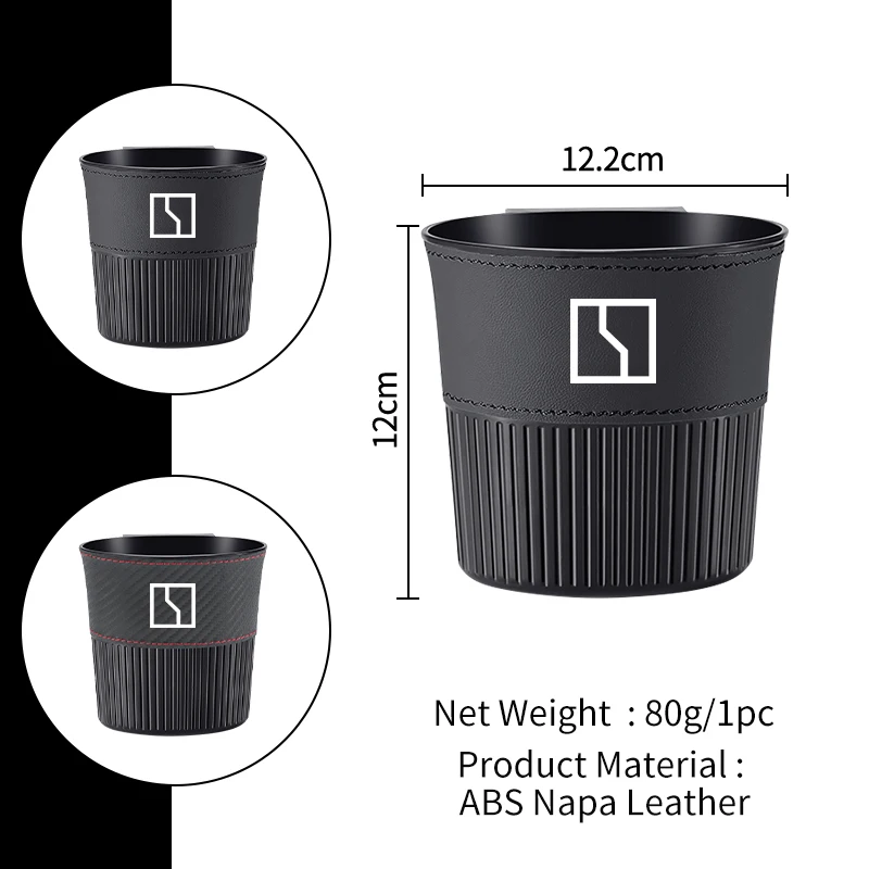 Car accessories interior Trash Can Waterproof Hanging Garbage Bin For Zeekr X 001 009 2022 2023 2024 Al 6