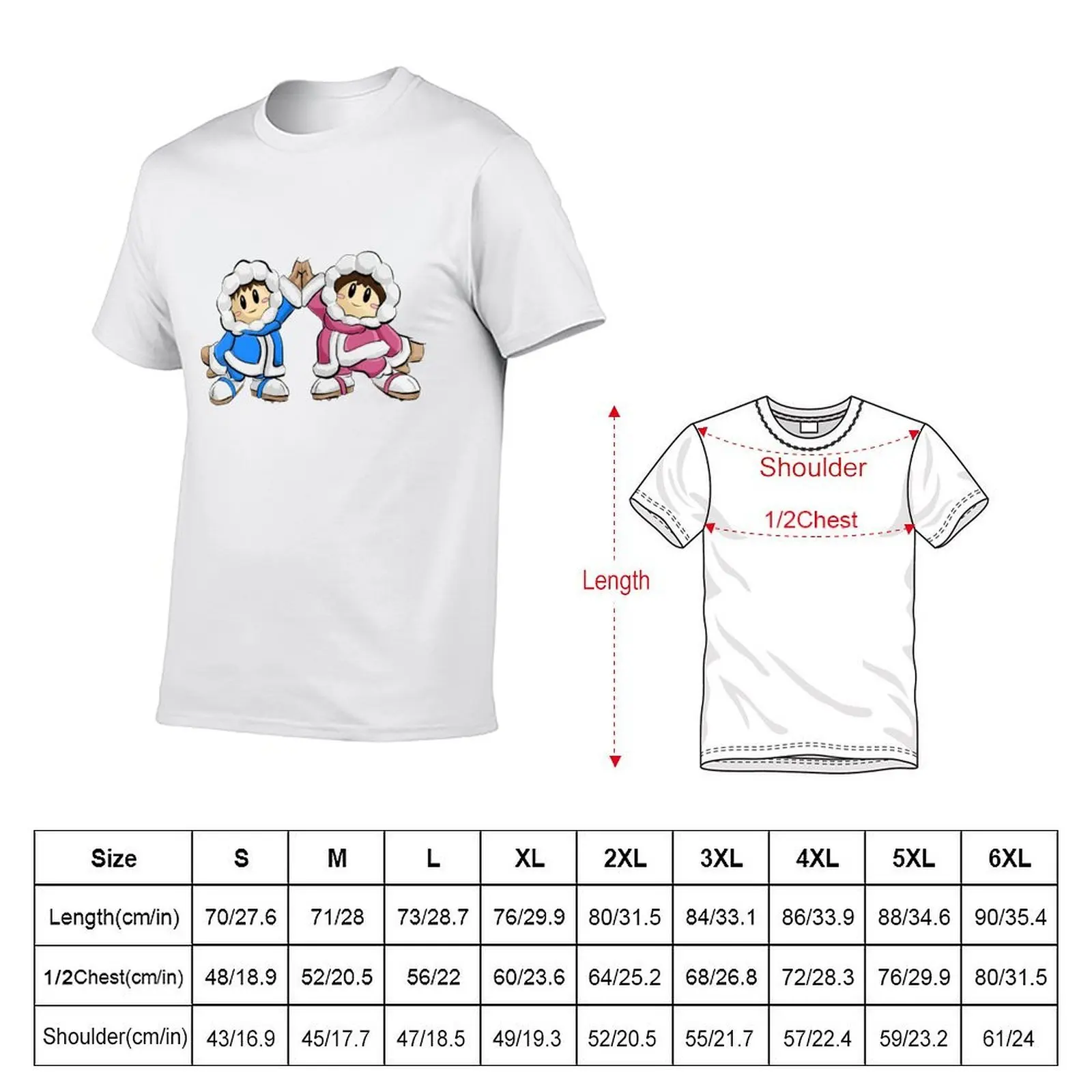 Ice Climbers SSBM T-Shirt man t shirts for men casual t shirt men 100% cotton luxury brand T-Shirt