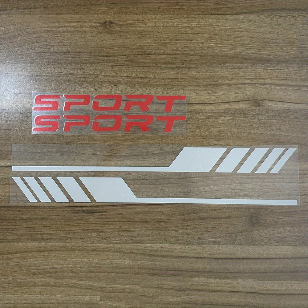 Stylish Sport Diagonal Stripe Car Door Stickers