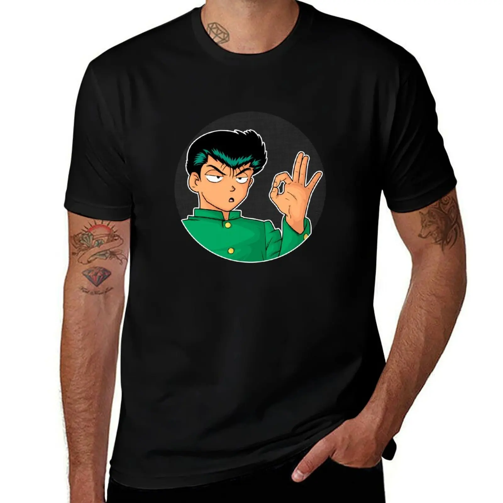 

yuyu yusuke T-Shirt Gym Wear Breathable Short Sleeve Tee