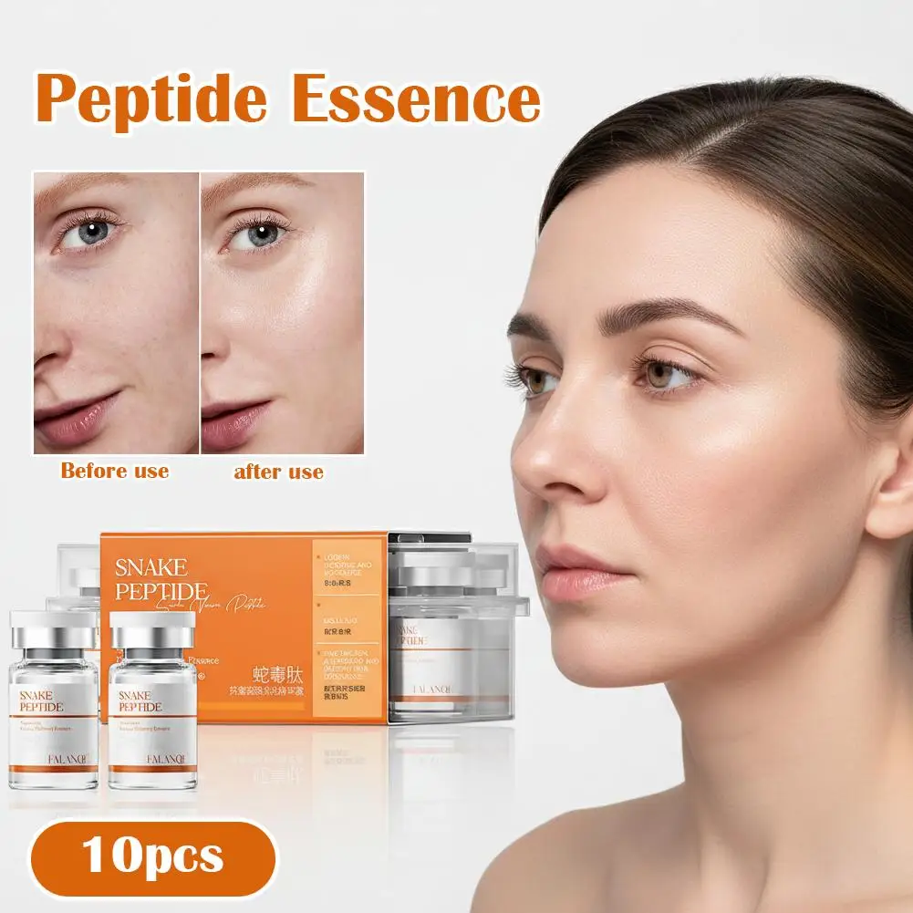 

DNA Skin Booster Ampoule Serum, Snake Peptide Anti‑Wrinkle Facial Essence, Deep Hydrating Brightening Korean Skin Care