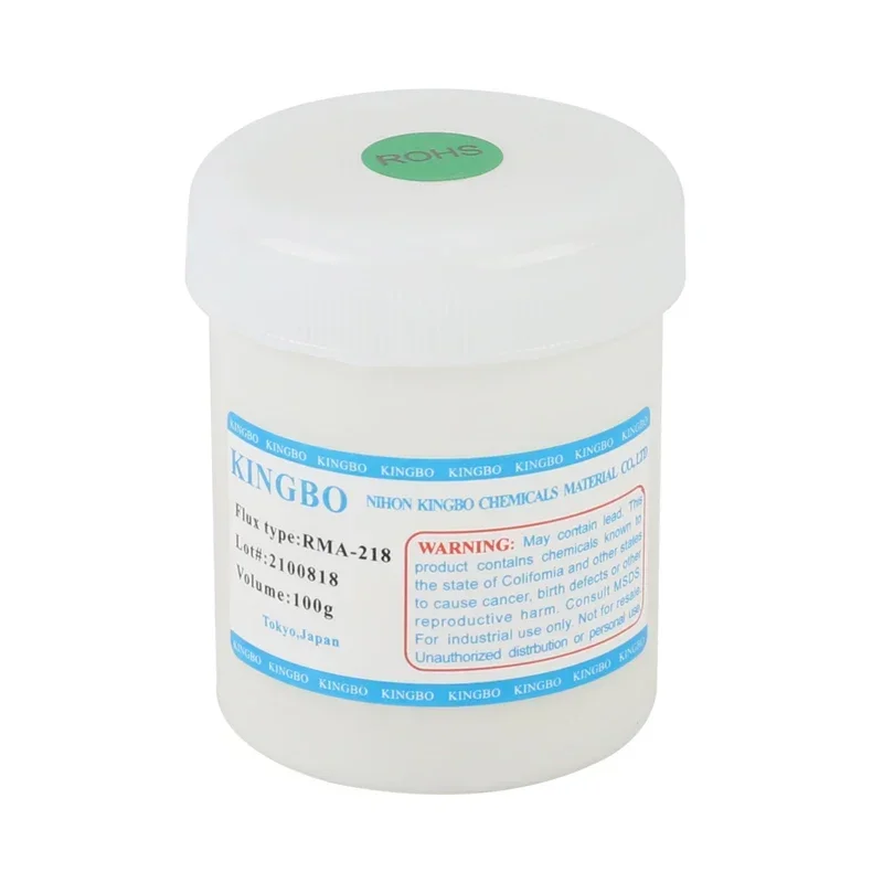 KINGBO RMA -218 No-Clean BGA Repair Solder Soldering Flux Paste Reballing Solder Ball 100g