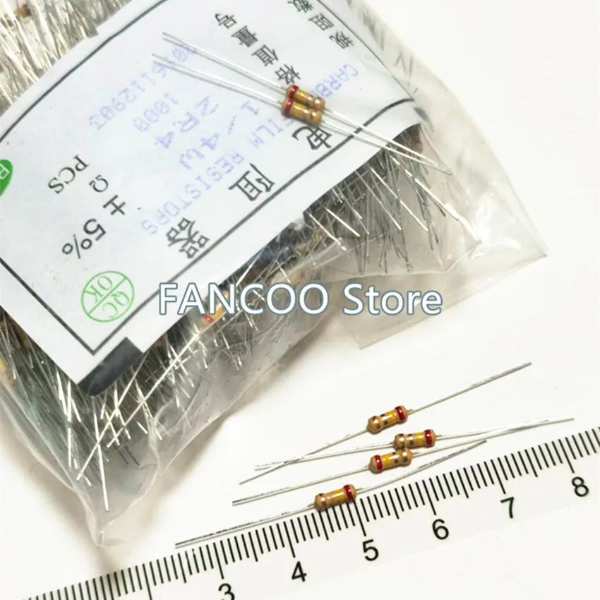 1000PCS 0,25 W 5% 1/4W Carbon Film Resistor 110R-910R 120R 130R 150R 160R 180R 200R 220R 240R 270R 300R 330R 360R 390R 430R 470R