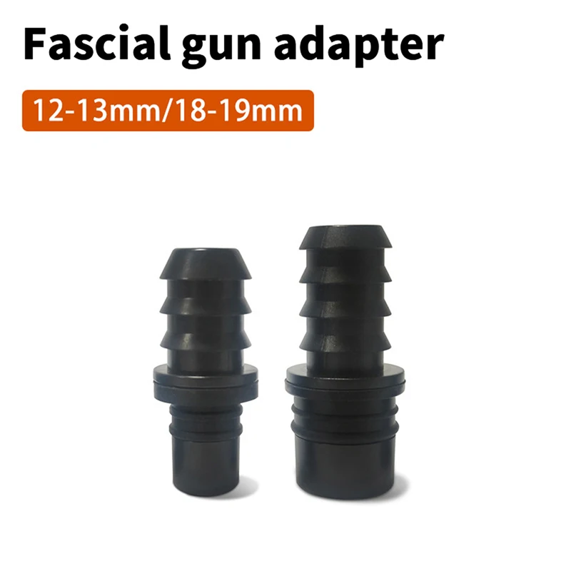 1x Siliconen Cap Fascia Gun Massage Hoofd 12-19mm Massager Adapter Vervanging Spierstimulator Body Relax Vormgeven Sporter deel