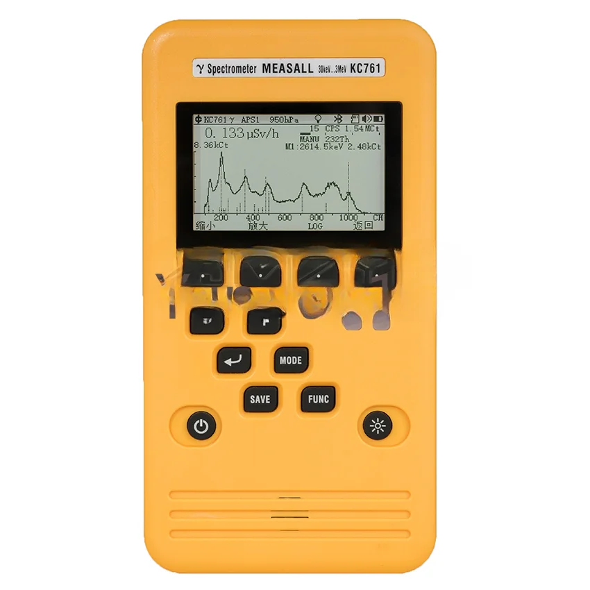 Spectrometer for Nuclear Radiation Alarm, Geiger Counter, Upgrade Dosimeter, Radiation Detection for Radioactivity KC761