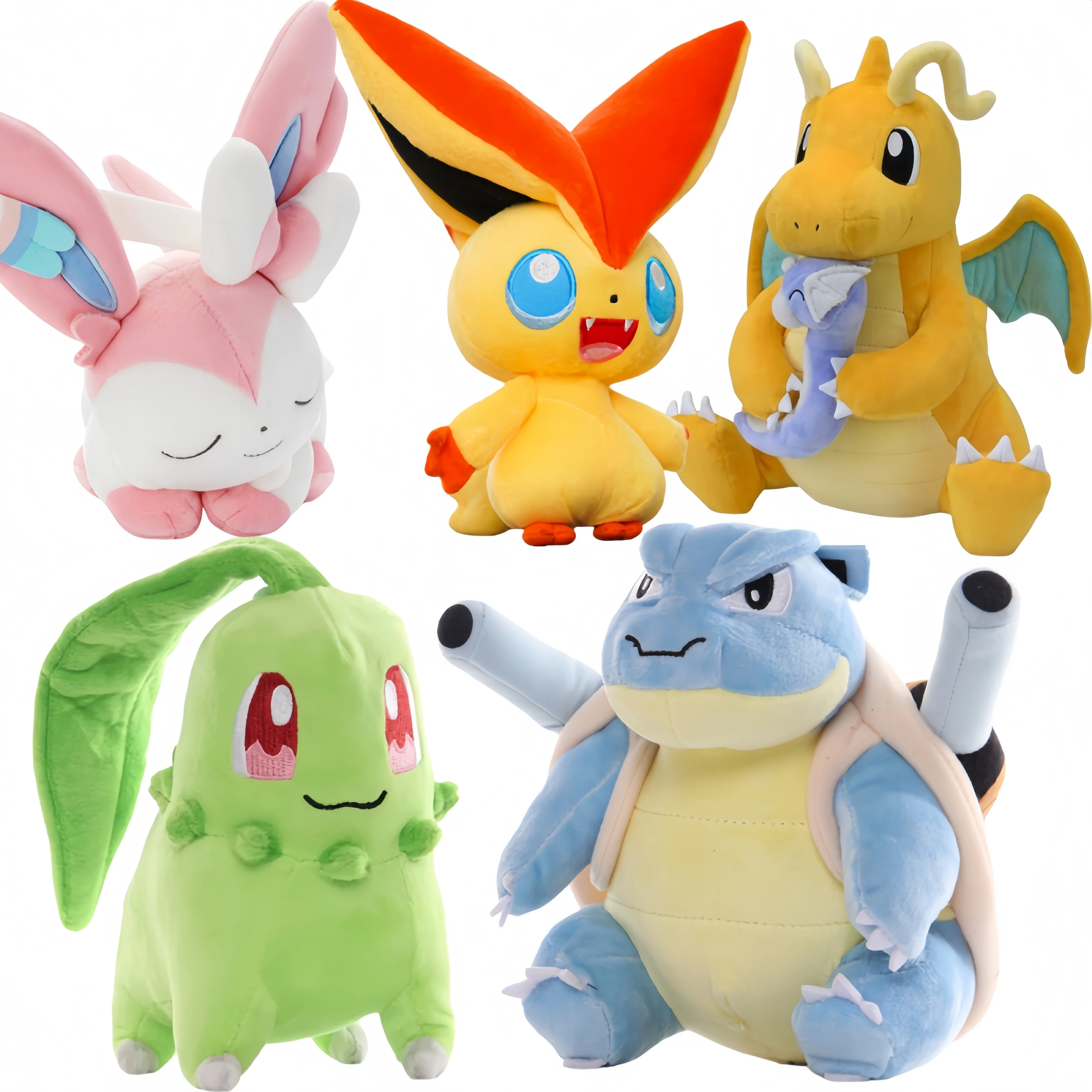 brinquedos-de-pelucia-pokemon-victini-tepig-deerling-nivy-chikorita-sylveon-dragonite-blastoise-boneco-de-pelucia-decoracao-de-quarto-presente-para-criancas