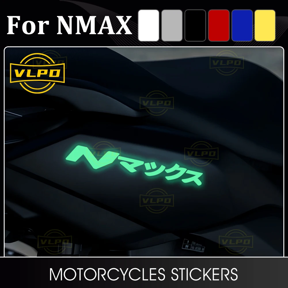 Motorcycle Stickers Japanese Kanji Decal for Yamaha Nmax 125 155 160 Nmax125 Nmax155 N Max V1 V2 V3 Max125 2025 2026 Accessories