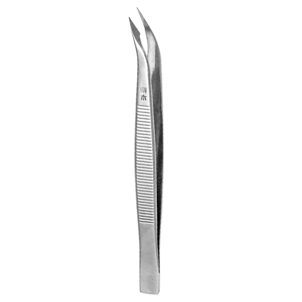Stainless Steel Bud Trimming Tweezers with Cutting Tip - 180mm