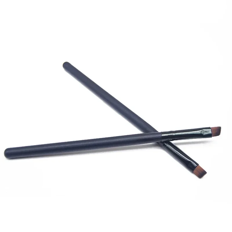 3 ชิ้นแปรงแต่งหน้าอายไลเนอร์ Beveled มุมอายแชโดว์แปรงคิ้ว Brow Contour เครื่องมือแต่งหน้ามาสคาร่าผสมแปรงเครื่องสําอาง