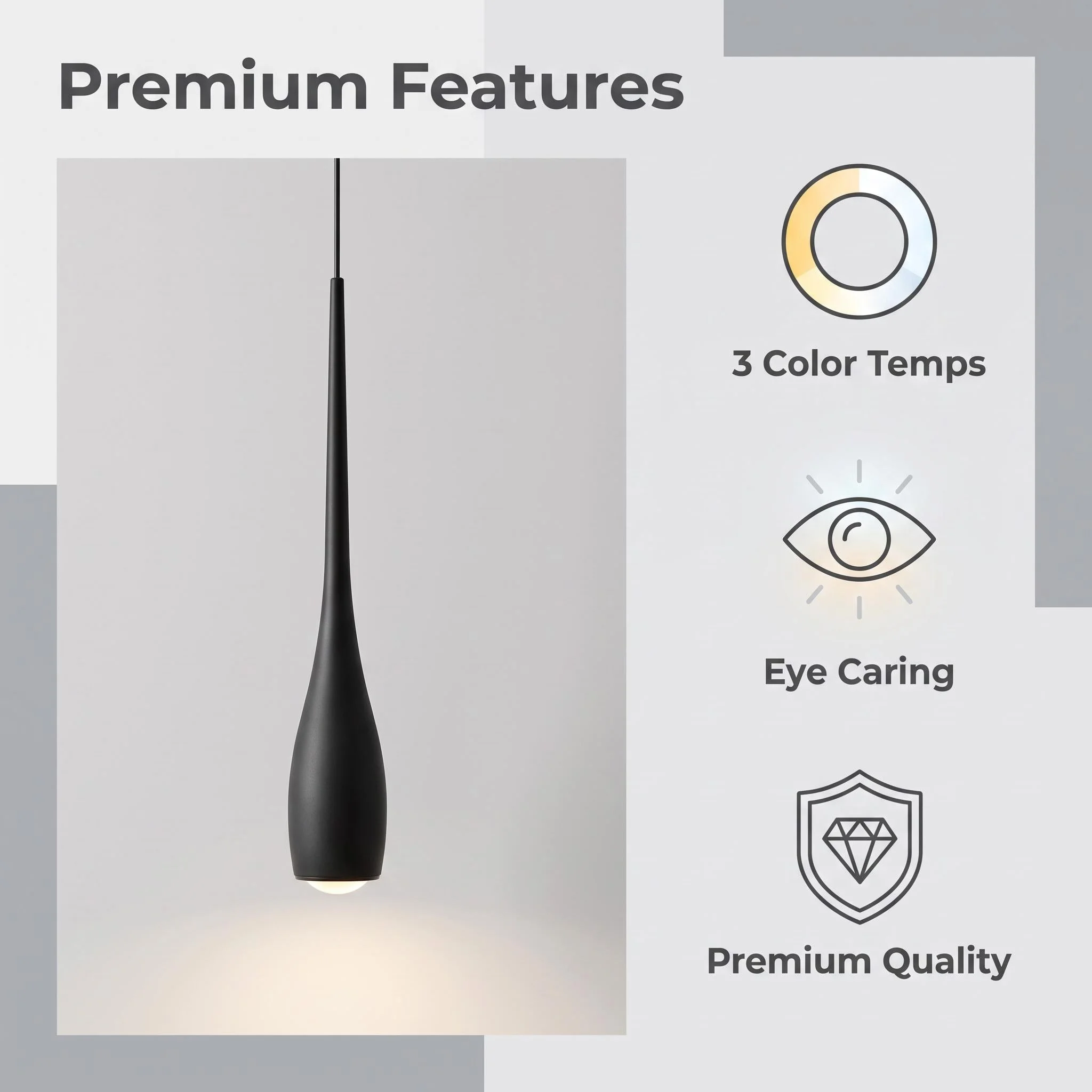 MARPOU Nordic LED Pendant Lamp 3 Color Temperature Dimmable Modern Baseball Shape Eye Care Hanging Lamp Kitchen Island Bedroom view 2