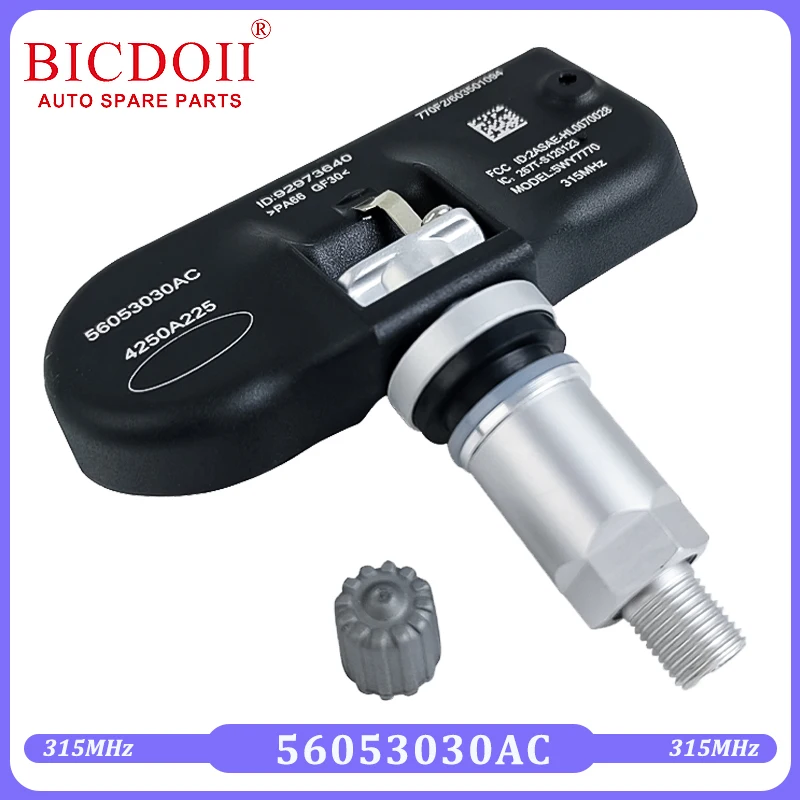 

56053030AC Tire Pressure Sensor New for 2007-2011 Jeep Compass Grand Cherokee Patriot MITSUBISHI LANCER 315MHz TPMS 56053030AB