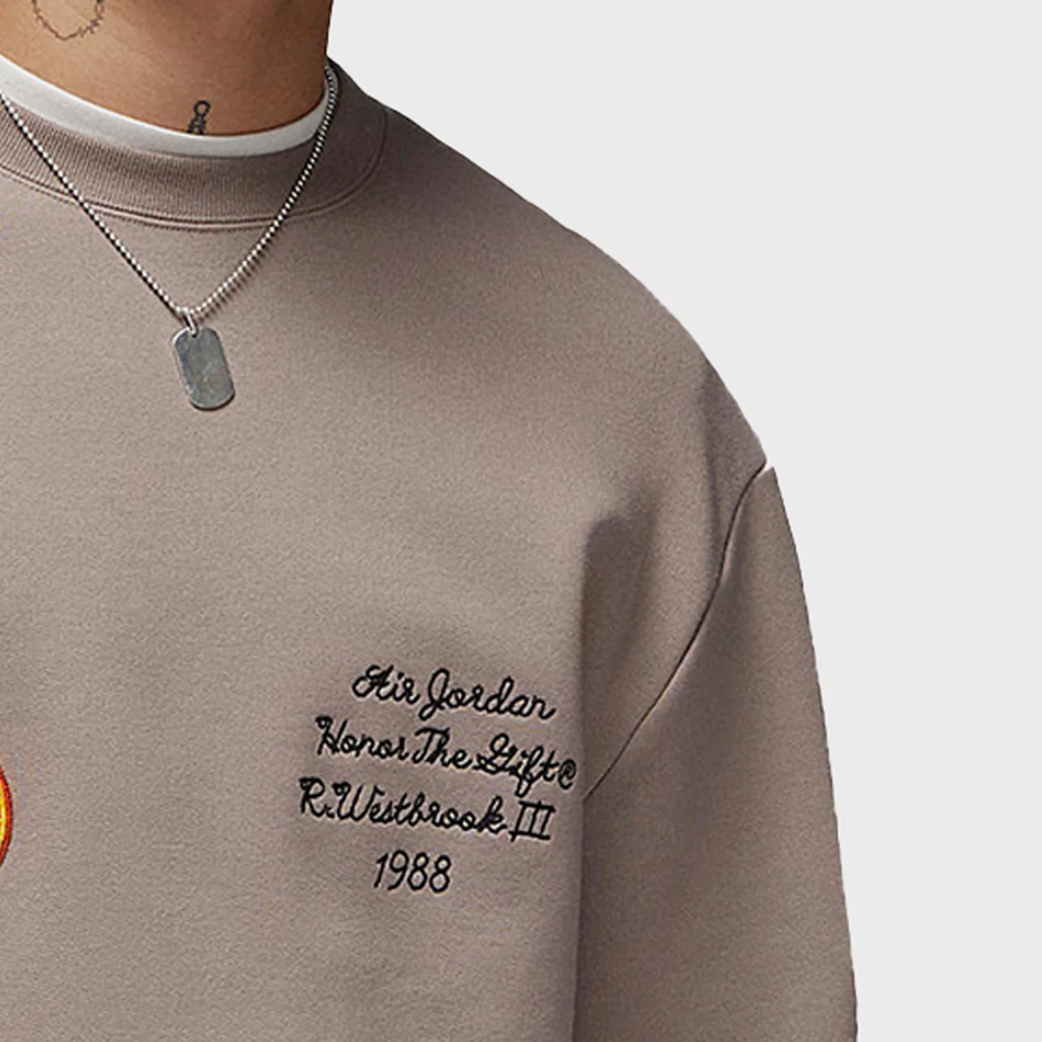 Nike Authentic JORDAN Men's Sport Casual Round Neck Printed HoodieDX6240-087